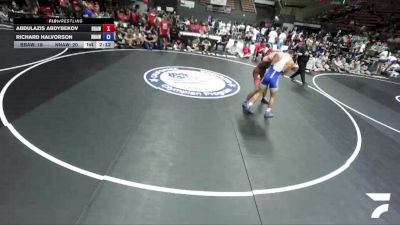 165 lbs Abdulazis Abdybekov, BAWA-Bay Area Wrestling Association vs Richard Halvorson, NAWA - North Area Wrestling Association