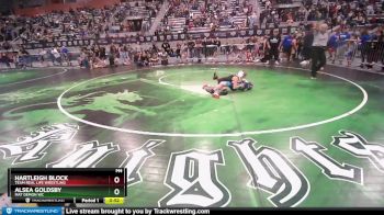 64 lbs Round 3 - Alsea Goldsby, Mat Demon WC vs Hartleigh Block, Team Real Life Wrestling