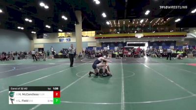 157 lbs Consi Of 32 #2 - Hayden McCandless, Florida vs Levi Field, Emory & Henry