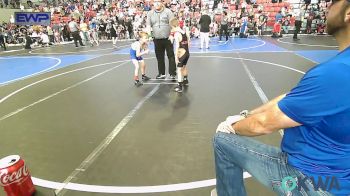 52 lbs Consi Of 4 - Tobias Daniels, Checotah Matcats vs Dean McInerney, Sallisaw Takedown Club