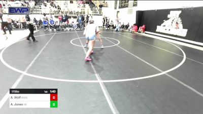 170 lbs Semifinal - Alexa Wolf, Rogers High School Girls vs Archer Jones, Har-Ber High School