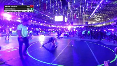 130 lbs Round Of 16 - Macey Jeffrey, ReZults Wrestling vs Shyann Page, True Grit Wrestling