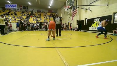 155-B lbs Semifinal - Bradley Schnitzer, Tahlequah Wrestling Club vs Tynan Justice, Victory Christian JH