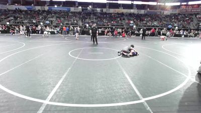 100 lbs Quarterfinal - Evan Chrisco, Higginsville Youth Wrestling Club vs Mitchel Baker, Thoroughbred Wrestling Academy