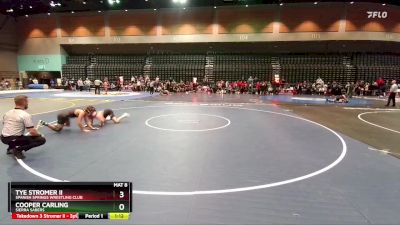 124-131 lbs Round 3 - Cooper Carling, Sierra Sabers vs Tye Stromer Ii, Spanish Springs Wrestling Club