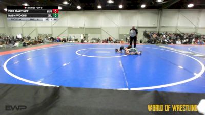 46 lbs Rr Rnd 4 - Zipp Martinez, MOJO 9U vs Nash Woods, Shelton Wrestling Academy 9U