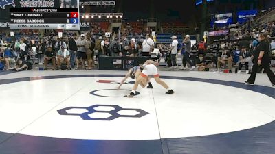 100 lbs Cons. Sub-semis - Shay Lundvall, Iowa vs Reese Babcock, Illinois