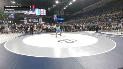 144 lbs Champ. Rd Of 64 - Camden Spiniolas, Illinois vs Adrian Day, Florida