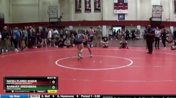 109 lbs Quarterfinal - Barbara Greenberg, Menlo College vs Nayeli Flores Roque, Eastern Oregon University