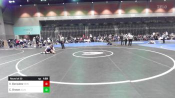 144 lbs Round Of 32 - Victor Gonzalez, Sunnyside vs Caden Brown, Allen