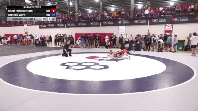 57 kg Champ. Round 1 - Titan Friederichs, No Nonsense Wrestling vs Ezekiel Witt, Bison Wrestling Club