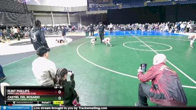 53 lbs Champ. Round 1 - Flint Phillips, Moses Lake Wrestling Club vs Castiel Del Rosario, FordDynastyWrestlingClub