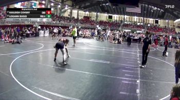 120 lbs Cons. Round 3 - Logann Buggi, Palmyra Wrestling Club - Girls vs Kaileigh Covert, CWO