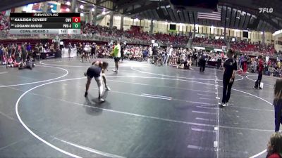 120 lbs Cons. Round 3 - Logann Buggi, Palmyra Wrestling Club - Girls vs Kaileigh Covert, CWO