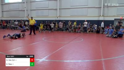 87-94.4 lbs Final - Ava Van Zyl, OH vs Kenlynn Nau, MI