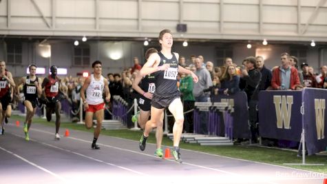 Men's Mile, Heat 7 - Sam Prakel Of Oregon Leads 9 Runners Under 4