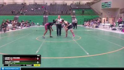 190 lbs Placement Matches (8 Team) - Hailey Lussier, Carrollton vs Jame`la Moore, Jordan