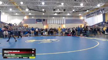 132 lbs Cons. Round 1 - Braxton Sandlin, Saltillo vs Kelvin Nash, St. Andrew`s Episcopal School