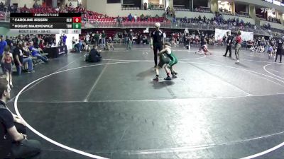 58-63 lbs 2nd Place Match - Caroline Jessen, O`Neill Leprechaun Wrestling vs Rogue Majerowicz, The Best Wrestler
