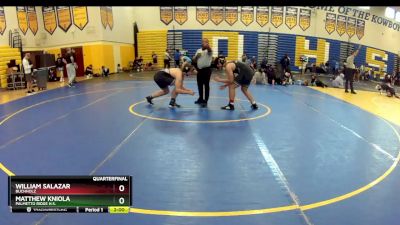 190 Blue Quarterfinal - Matthew Kniola, Palmetto Ridge H.S. vs William Salazar, Buchholz