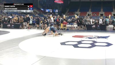 138 lbs Cons. Rd Of 64 - Danny Gatto, Virginia vs Braxtyn Bauer, Indiana