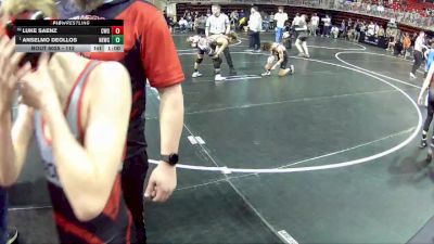 112 lbs Champ. Round 1 - Anselmo DeOllos, Nebraska Elite Wrestling Club vs Luke Saenz, CWO
