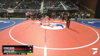 118 lbs 3rd Place Match - Joriana Hine, Powell Wrestling Club vs Tatum Reher, Tri-State Grapplers