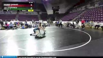 W-144 lbs Round 1 (16 Team) - Desiree Vazquez, California vs Lily Fitzpatrick, Montana