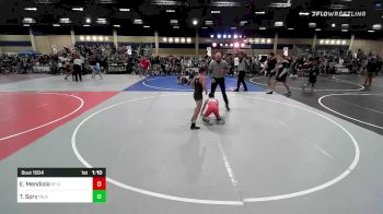 123 lbs Round Of 64 - Elias Mendiola, SF Demons vs Talon Spry, Inland Elite
