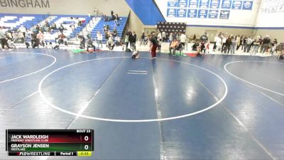 43-46 lbs Round 1 - Jack Wardleigh, Fremont Wrestling Club vs Grayson Jensen, Westlake