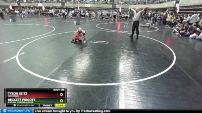 65 lbs Cons. Round 2 - Tyson Seitz, Wisconsin vs Beckett Piggott, Outlaw Wrestling Club