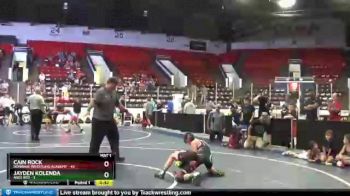 92 lbs Round 2 (6 Team) - Cain Rock, Donahue Wrestling Academy vs Jayden Kolenda, ARES Red