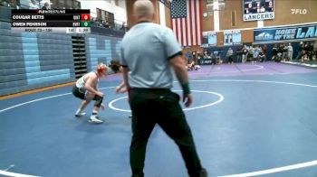 150 lbs Champ. Round 1 - Owen Pehrson, Riverton vs Cougar Betts, Uintah