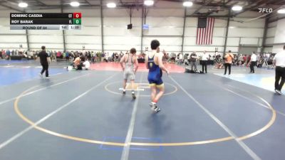 127 lbs Round Of 64 - Dominic Casdia, CT vs Roy Barak, FL