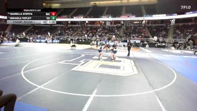 165 lbs Champ. Round 1 - Isabella Steffa, MacArthur-8 vs Mikaela Tepley, Town Of Huntington-11