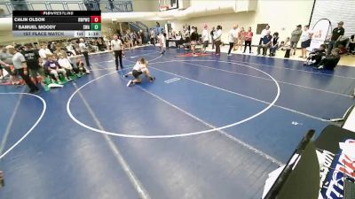 132 lbs 1st Place Match - Samuel Moody, Sanderson Wrestling Academy vs Calin Olson, Riverton Wolf Pack Wrestling Club