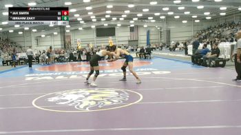 4 - 190 lbs 3rd Place Match - Ibrahim Zaky, Woodgrove vs Jax Smith, King George