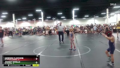 40 lbs Round 3 (6 Team) - Jameson Claycomb, U2 Upstate Uprising vs Johnny DiVello, 84 Athletes