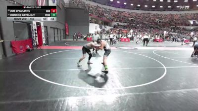 165 lbs Cons. Round 3 - Connor Katelhut, Victory School Of Wrestling vs Jon Spaulding, Manawa