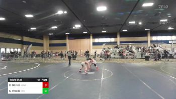 102 lbs Round Of 32 - Carson Davies, Monster Garage vs Sawyer Woods, Crismon Wrestling