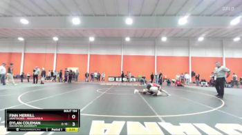 141 lbs Cons. Round 2 - Finn Merrill, Unattached - Indianapolis vs Dylan Coleman, Rochester University