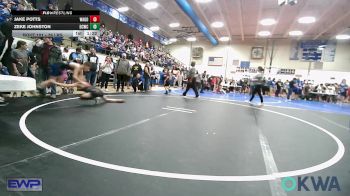 76 lbs Rr Rnd 1 - Jake Potts, Wagoner Takedown Club vs Zeke Johnston, Dark Cloud Wrestling Club