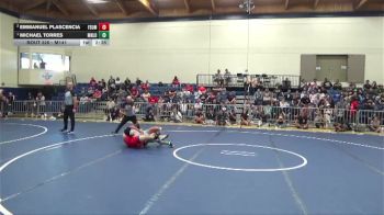 1st Place Match - Michael Torres, Menlo College Transition Men vs Emmanuel Plascencia, FRESNO STATE Men