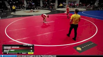 132 lbs Champ. Round 1 - Sulley Anez, Willmar vs Zachary Weisman, Eden Prairie