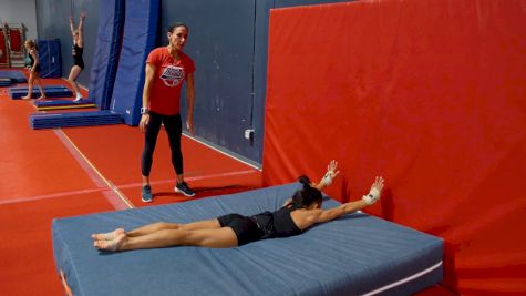 Proper Shoulder Positioning For Blocking On Vault Technique