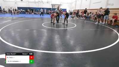 126 lbs Cons. Round 1 - Khwaja Abdur-raheem, Brawlers WC vs Ahmad Faizi, NorCal Takedown