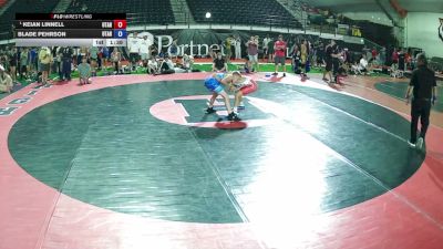 88-94 lbs Champ. Round 2 - Keian Linnell, Utah vs Blade Pehrson, Utah