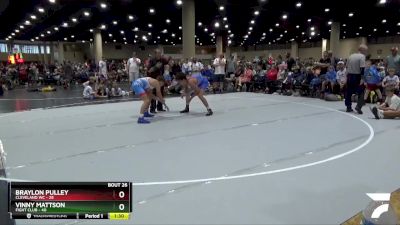 140 lbs Placement (16 Team) - Vinny Mattson, Fight Club vs Braylon Pulley, Cleveland WC