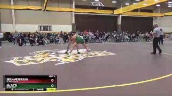 141 lbs 1st Place Match - Sean Peterson, Alfred State vs Eli Sims, Brockport