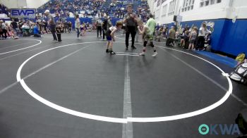 67 lbs Semifinal - Baylor Coleman, Blaine County Grapplers vs Matt Aaron, Noble Takedown Club